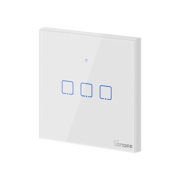 Išmanusis jungiklis WiFi + RF 433 Sonoff T1 EU TX (3 kanalų) - Image 2