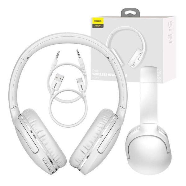 Belaidės ausinės Baseus Encok D02 Pro (baltos) - Image 10