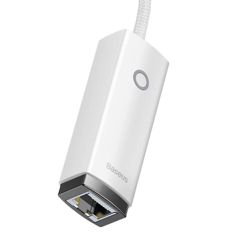 Tinklo adapteris Baseus Lite Series USB-C į RJ45 (baltas) - Image 5