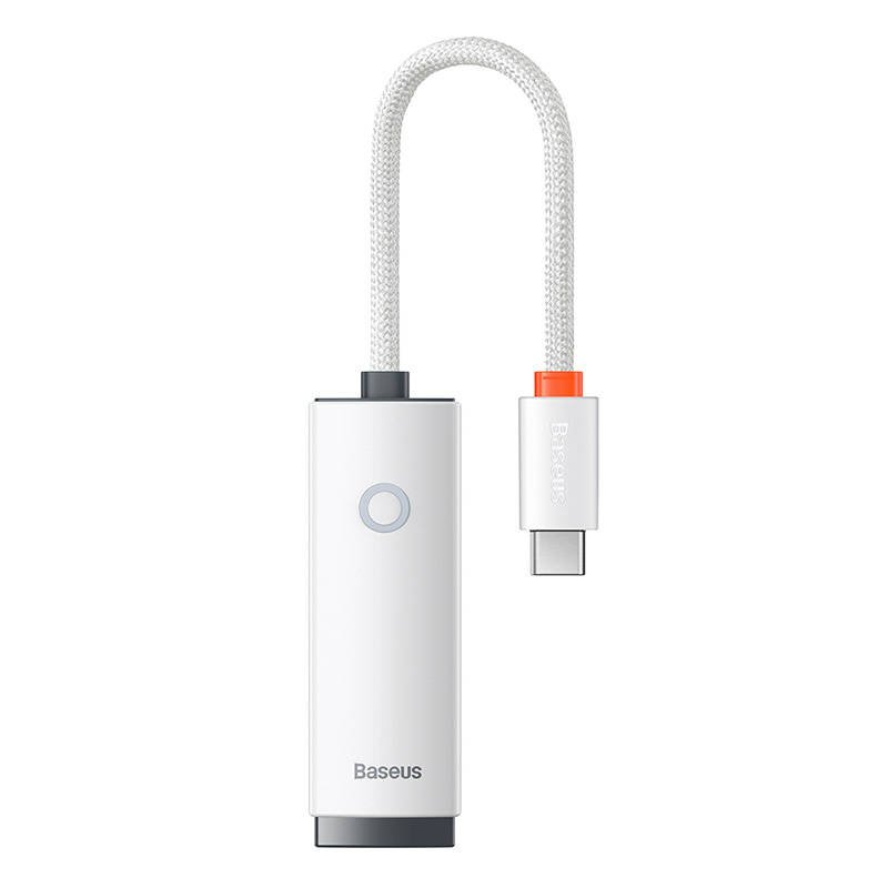 Tinklo adapteris Baseus Lite Series USB-C į RJ45 (baltas) - Image 2