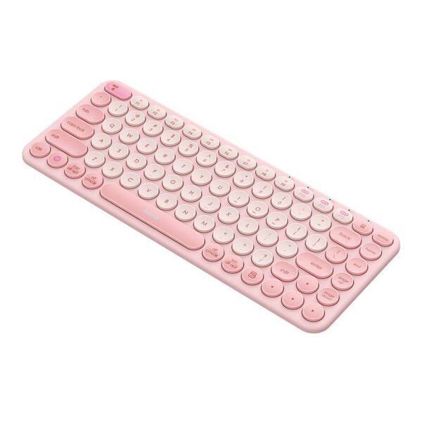 Belaidė klaviatūra Baseus K01A Tri-Mode Baby Pink - Image 8