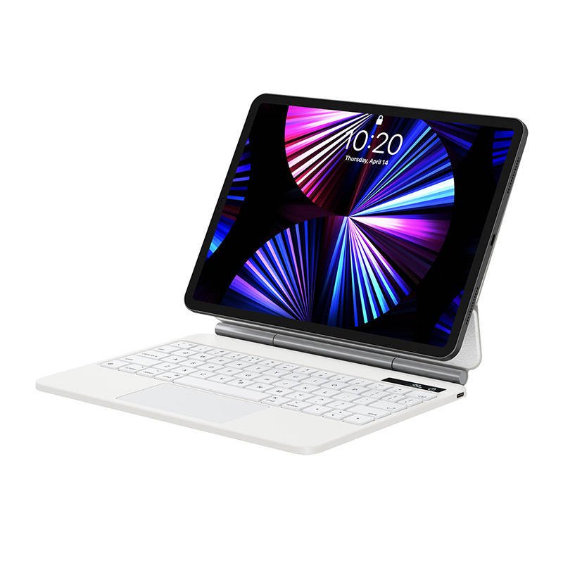 Klaviatūros dėklas Baseus Brilliance iPad 11" (2018/2020/2021) iPad Air4/Air5 10.9" (baltas) - Image 2