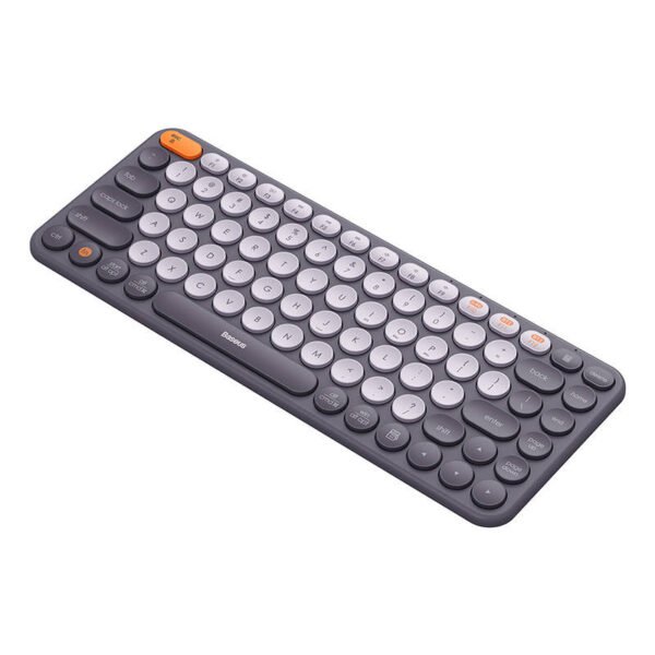 Belaidė klaviatūra Baseus K01A Tri-Mode Frosted Gray - Image 4