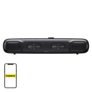 Mini Soundbar Baseus AeQur DS10 with battery (black)