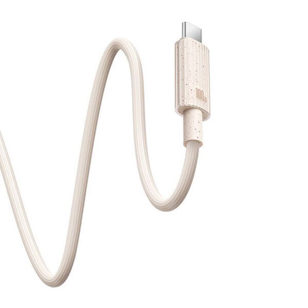 Greito įkrovimo laidas Baseus USB į USB-C Habitat Series 1 m 100 W (rožinis) - Image 6