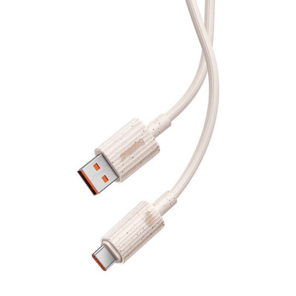 Greito įkrovimo laidas Baseus USB į USB-C Habitat Series 2 m 100 W (rožinis) - Image 4