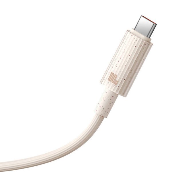 Greito įkrovimo laidas Baseus USB į USB-C Habitat Series 2 m 100 W (rožinis) - Image 5