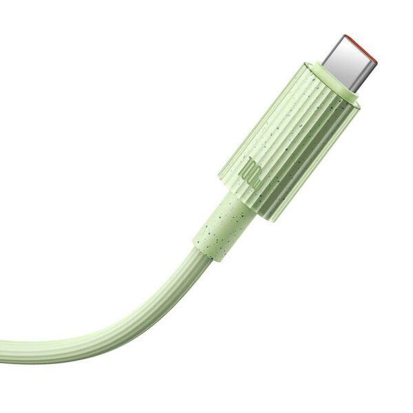 Greito įkrovimo laidas Baseus USB-C į USB-C Habitat Series 1 m 100 W (žalias) - Image 5