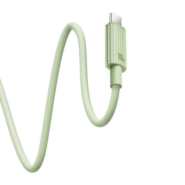 Greito įkrovimo laidas Baseus USB-C į USB-C Habitat Series 1 m 100 W (žalias) - Image 6