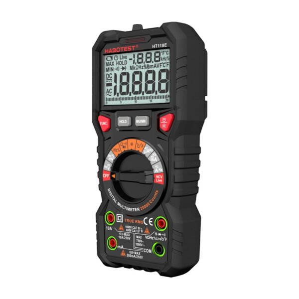 Habotest HT118E universalus skaitmeninis multimetras True RMS NCV - Image 3