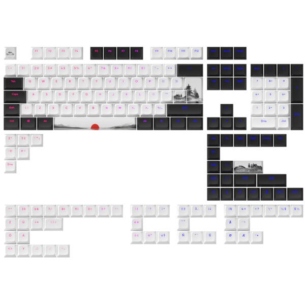 Dark Project Fuji Keycaps