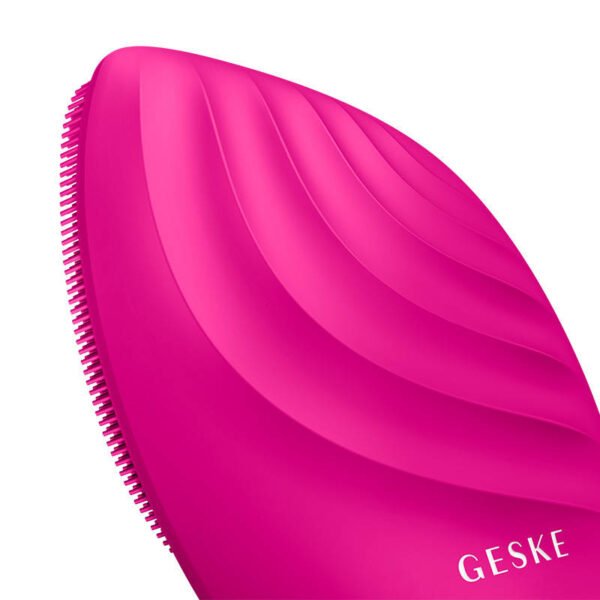 Ultragarsinis veido valymo šepetėlis 4in1 Geske su programėle (magenta) - Image 4