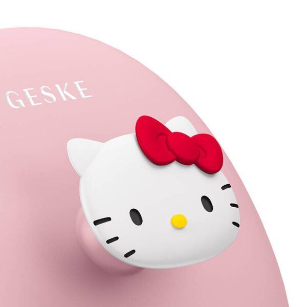 Veido valymo šepetėlis 3in1 su rankenėle Geske su programėle (Hello Kitty rožinis) - Image 2