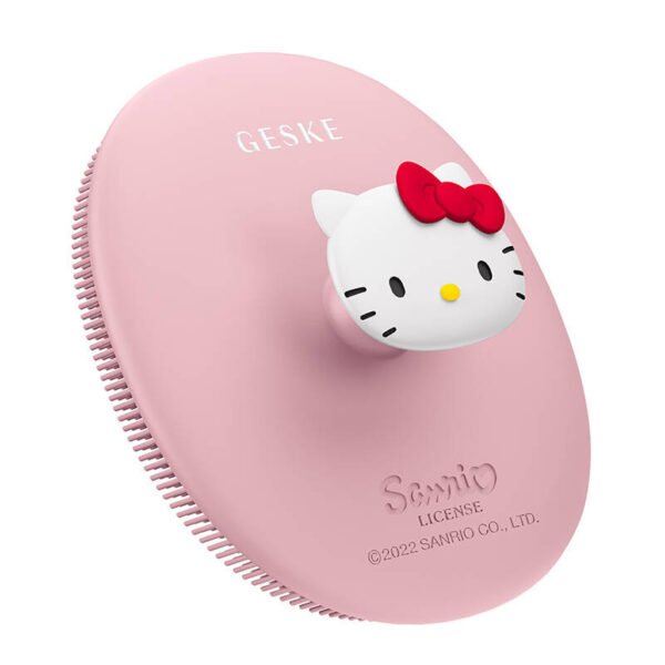 Veido valymo šepetėlis 3in1 su rankenėle Geske su programėle (Hello Kitty rožinis) - Image 3