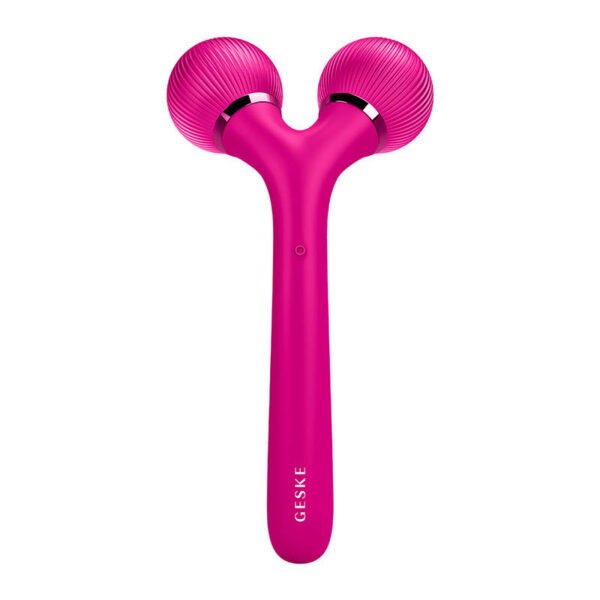 Ultragarsinis veido ir kūno volelis 4in1 Geske su programėle (magenta) - Image 2