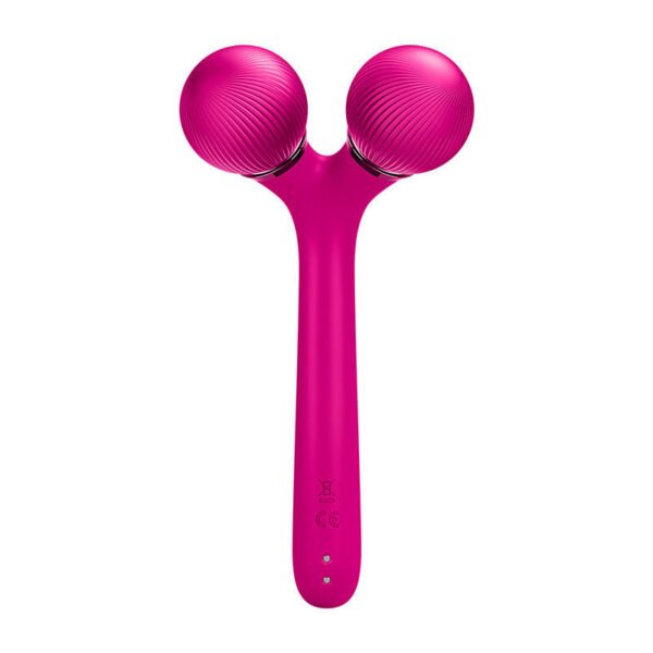 Ultragarsinis veido ir kūno volelis 4in1 Geske su programėle (magenta) - Image 3