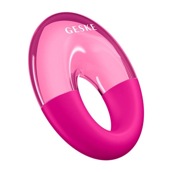 Geske šildomas ir vėsinantis akių masažuoklis 7in1 (magenta) - Image 4