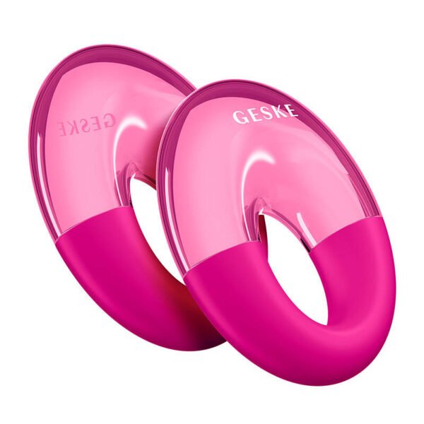 Geske šildomas ir vėsinantis akių masažuoklis 7in1 (magenta) - Image 5