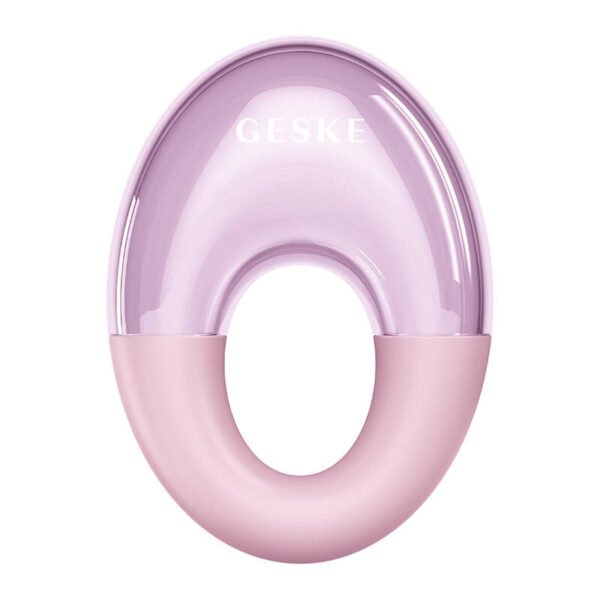 Geske šildomas ir vėsinantis akių masažuoklis 7in1 (rožinis) - Image 3