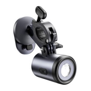 phone holder + flashlight (black)