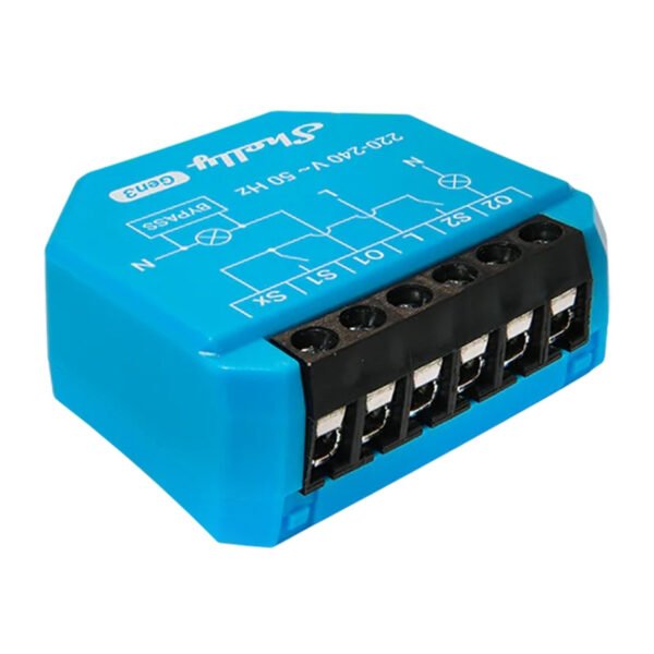 Shelly 2L Gen3 WiFi dviejų kanalų šviestuvų valdiklis be neutralo - Image 2