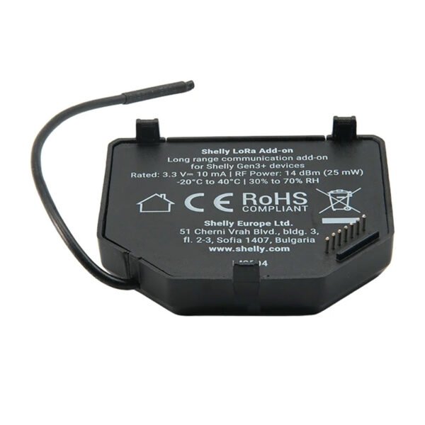 Shelly LoRa Add-on rėlių rinkinys EU868 2 vnt. (Gen 3/4) - Image 3