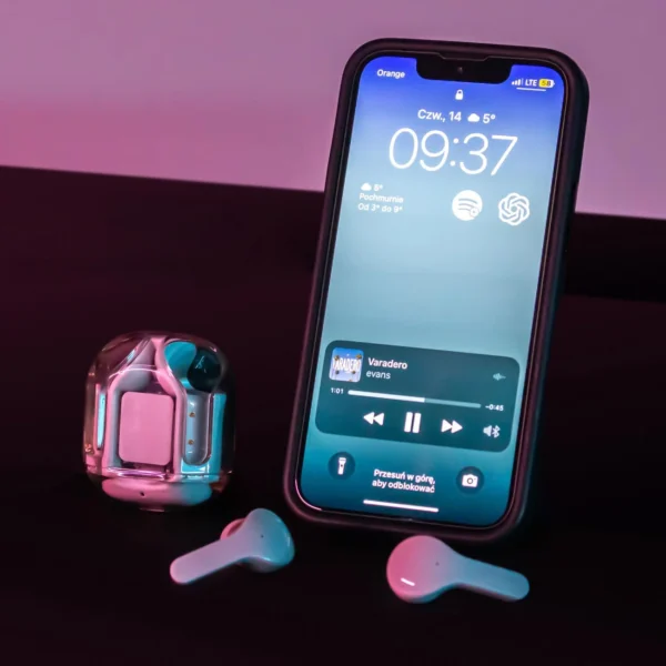 Acefast T6 TWS Bluetooth ausinės į ausį – rožinės - Image 17