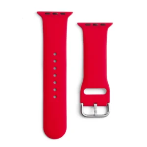 Silicone Strap APS for Apple Watch 42/44/45mm Strap Watchband - Red