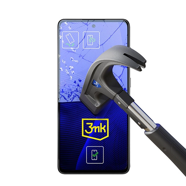 3mk FlexibleGlass™ hibridinis stiklas Samsung Galaxy A52 4G / 5G / A52s 5G - Image 3