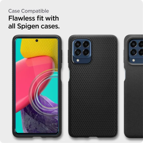 Spigen ALM Glass FC grūdintas stiklas Samsung Galaxy M53 5G - juodas - Image 10