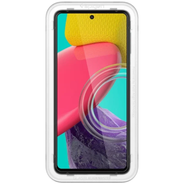 Spigen ALM Glass FC grūdintas stiklas Samsung Galaxy M53 5G - juodas - Image 3