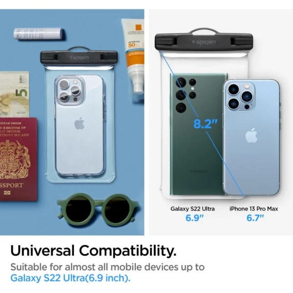 Spigen Aqua Shield A601 dėklas atsparus vandeniui IPX8 - transparent - Image 8