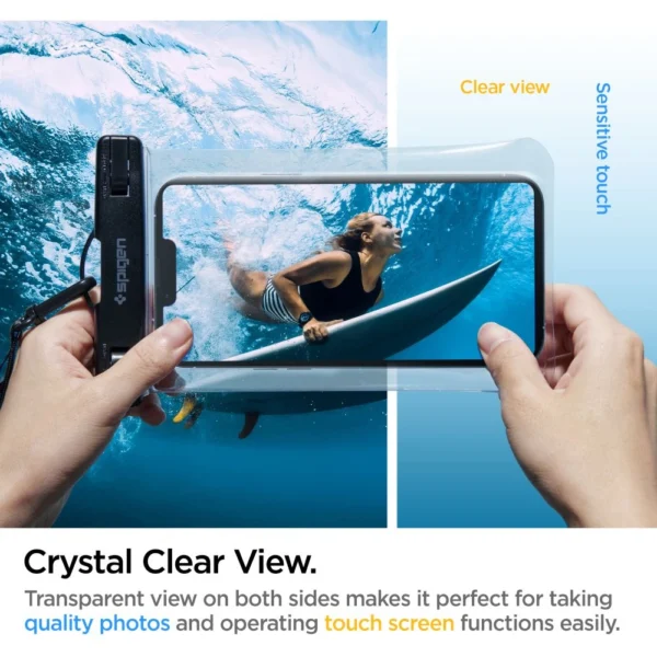 Spigen Aqua Shield A601 dėklas atsparus vandeniui IPX8 - transparent - Image 9