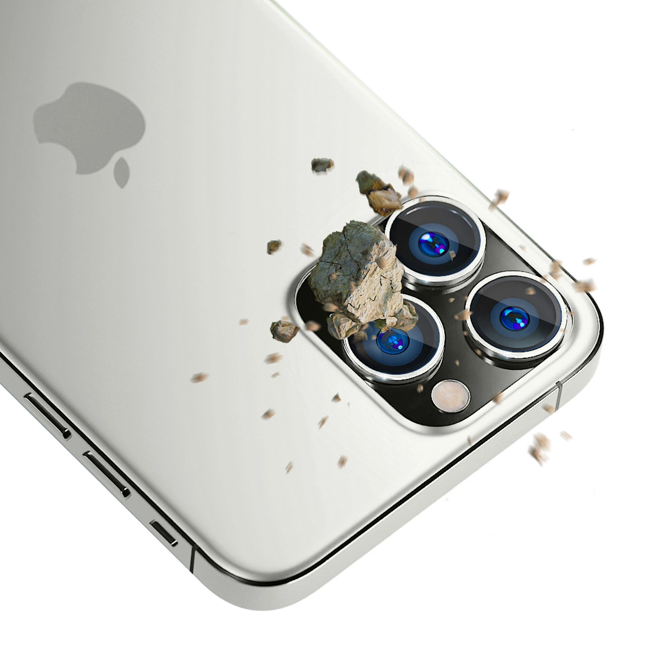 Camera Glass iPhone 14 Pro Max / 14 Pro 9H 3mk Lens Protection Pro Series - sidabro - Image 3