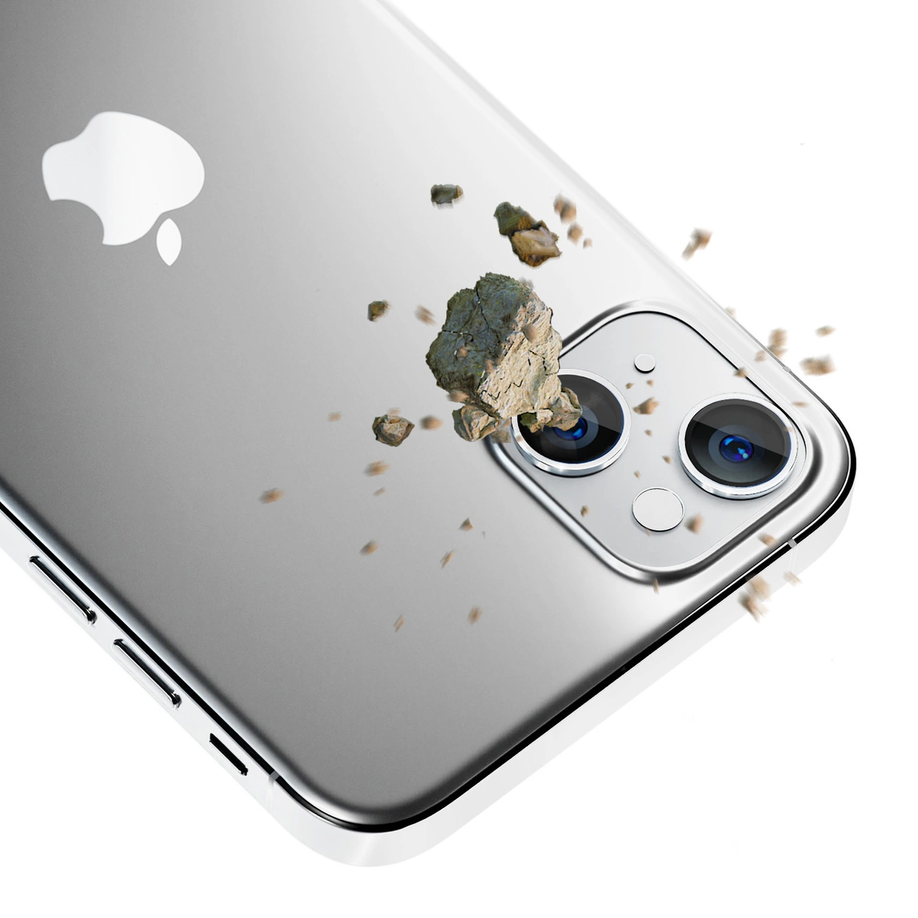 Camera Glass iPhone 14 9H 3mk Lens Protection Pro Series - sidabro - Image 3