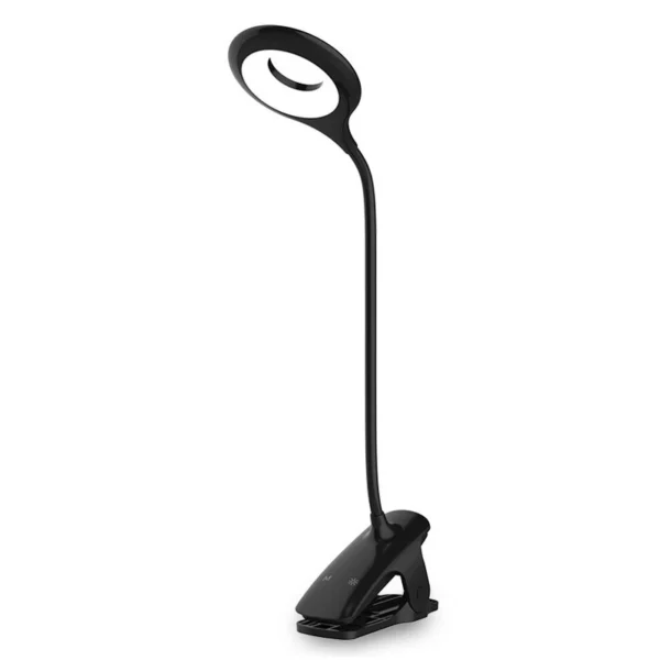 Belaidis LED skaitymo šviestuvas su segtuku + juodas micro USB laidas - Image 2