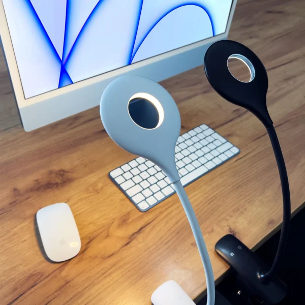 Belaidis LED skaitymo šviestuvas su segtuku + juodas micro USB laidas - Image 7