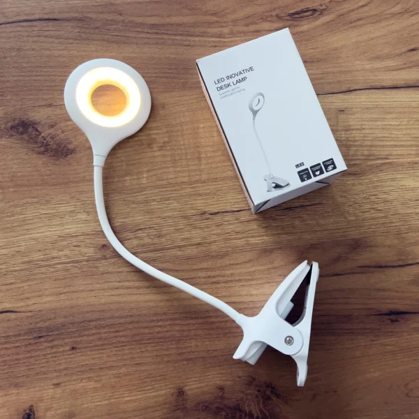 Belaidis LED skaitymo šviestuvas su segtuku + juodas micro USB laidas - Image 8