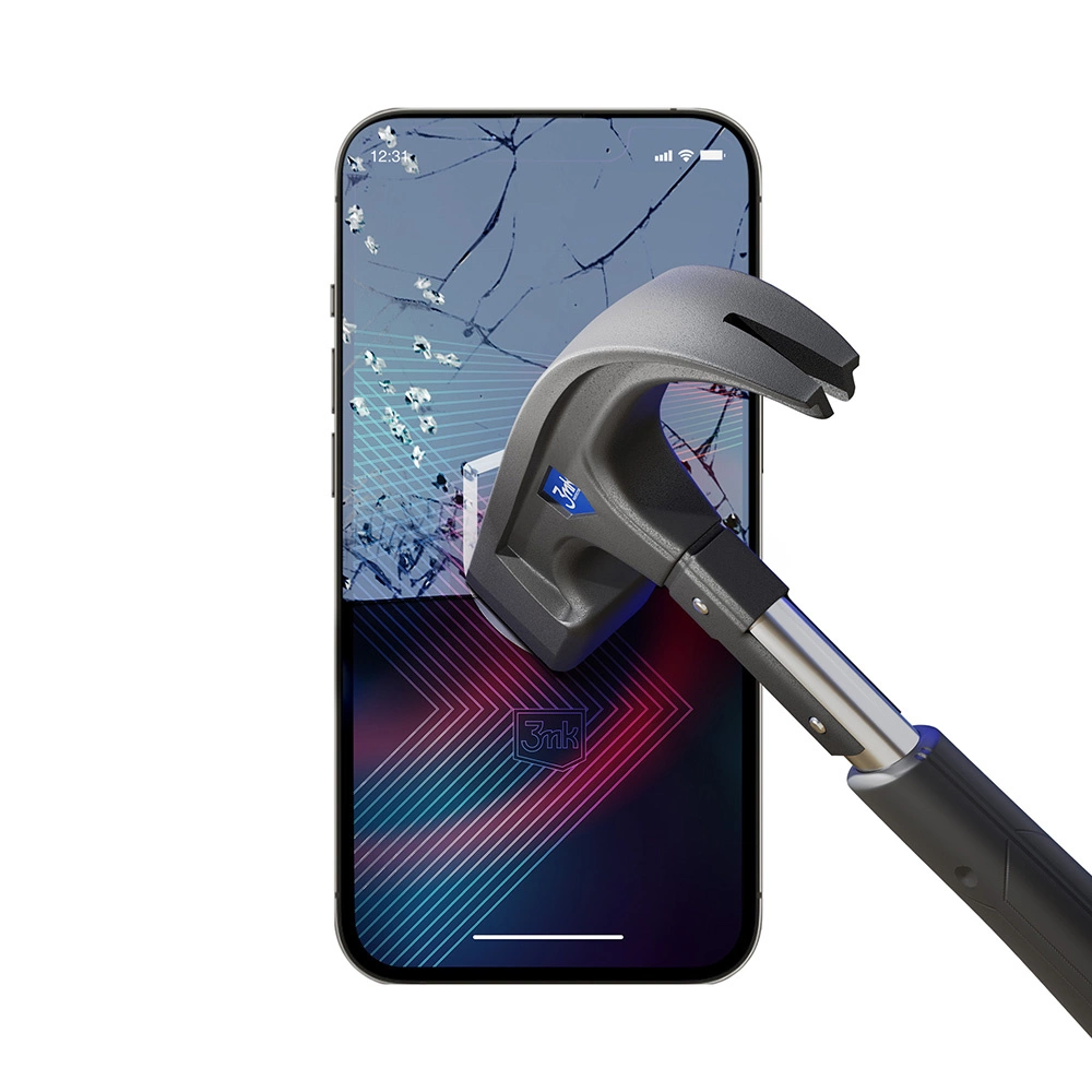 Grūdintas stiklas iPhone 14 Pro / iPhone 14 hibridinis flexi 7H 3mk FlexibleGlass serija - Image 3