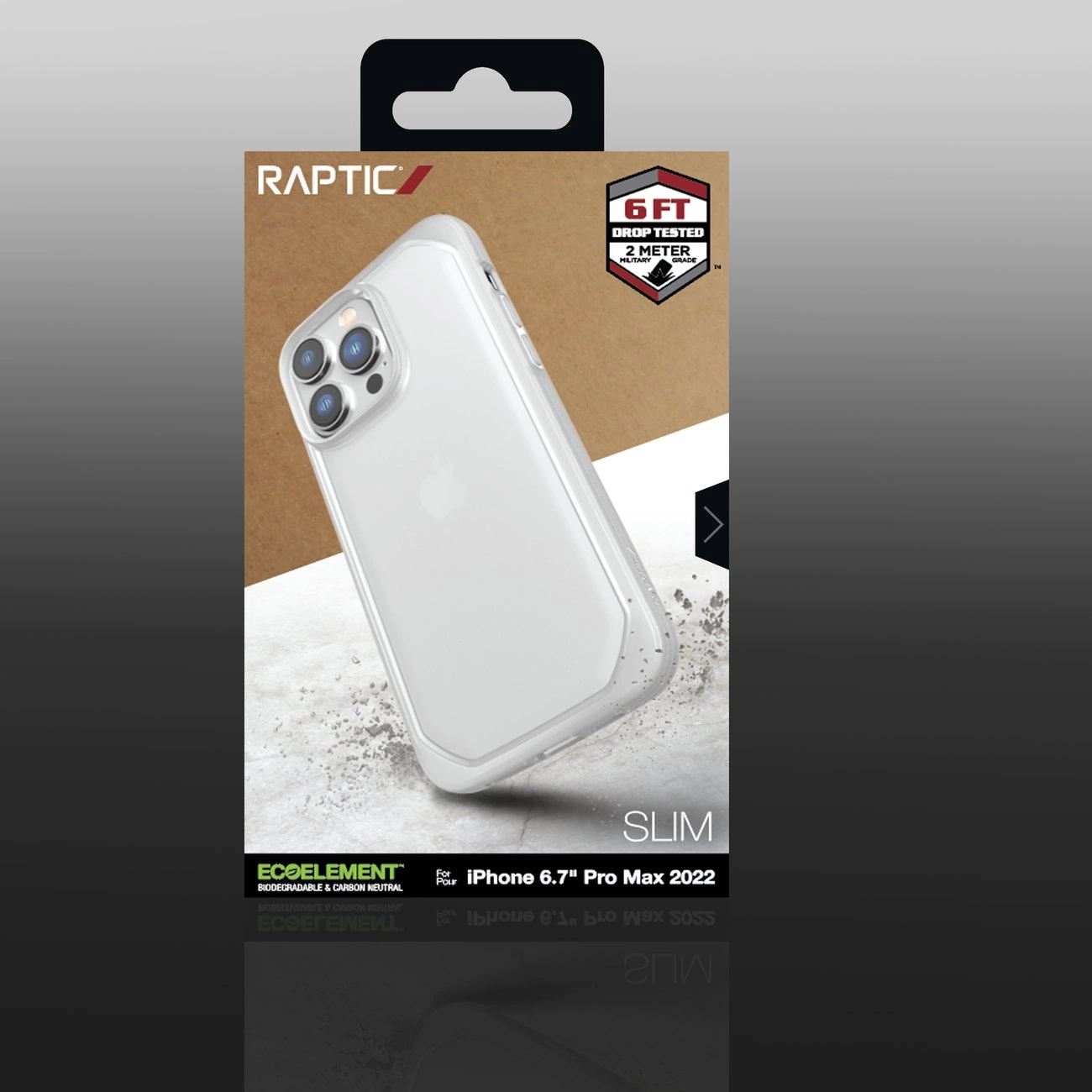 Raptic X-Doria Slim dėklas iPhone 14 Pro Max, permatomas nugarėlės dangtelis - Image 5