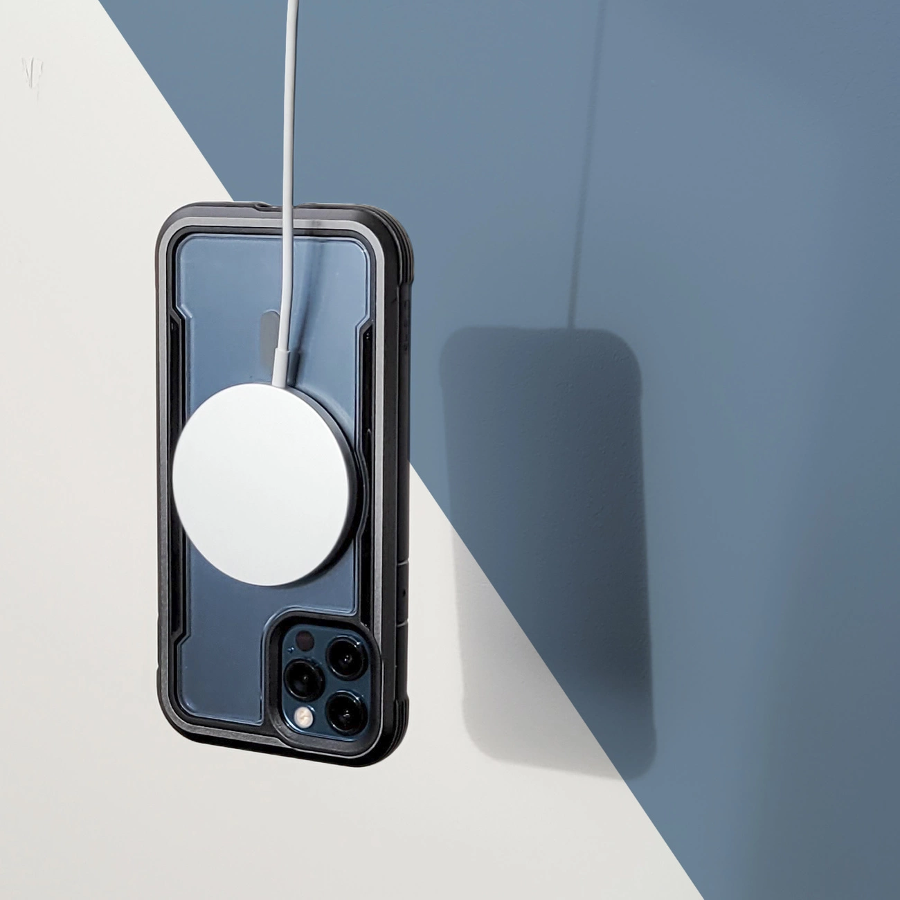 Raptic X-Doria Secure dėklas iPhone 14 Plus, MagSafe apsauginis dangtelis, juodas - Image 11