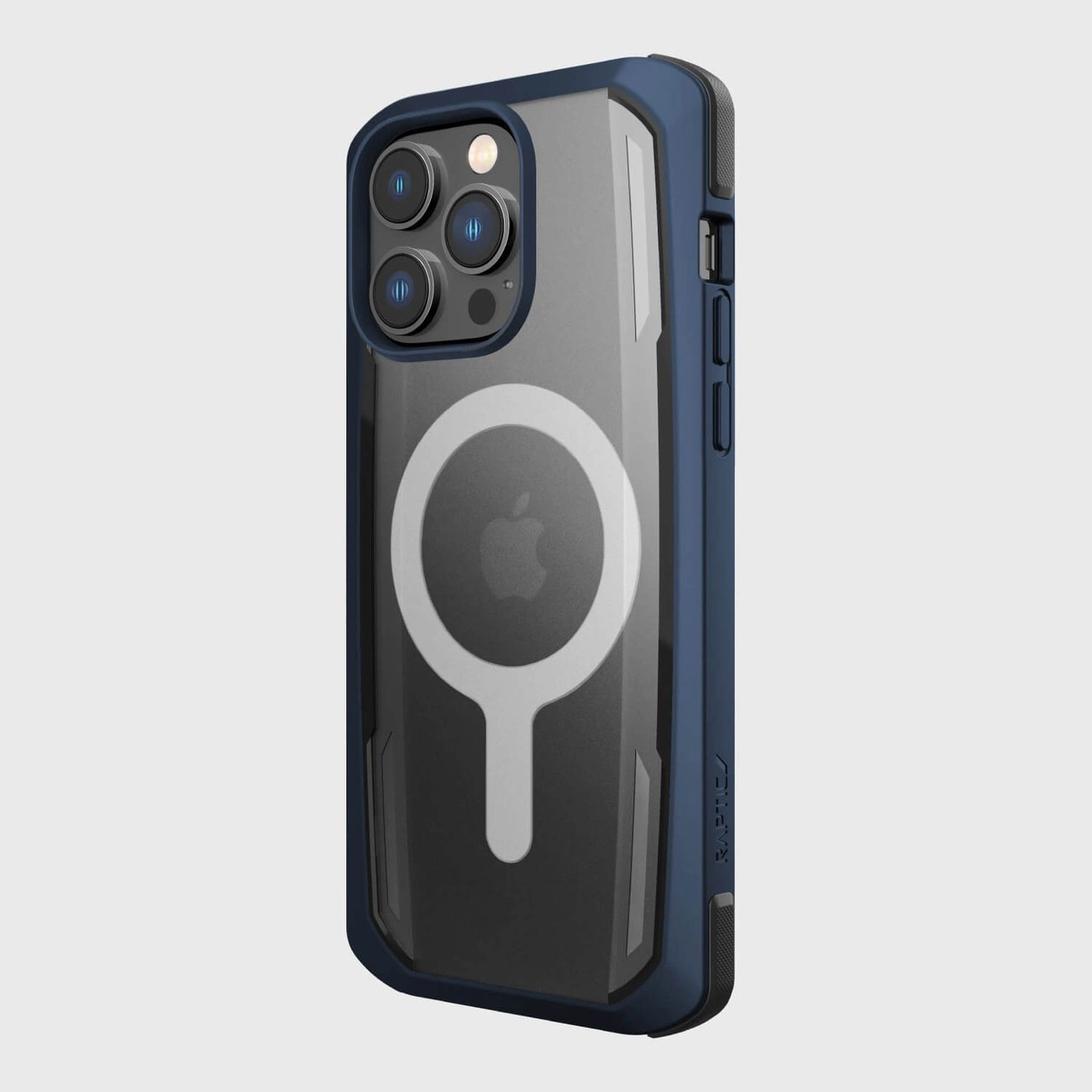 Raptic X-Doria Secure dėklas iPhone 14 Pro, MagSafe apsauginis dangtelis, mėlynas - Image 8