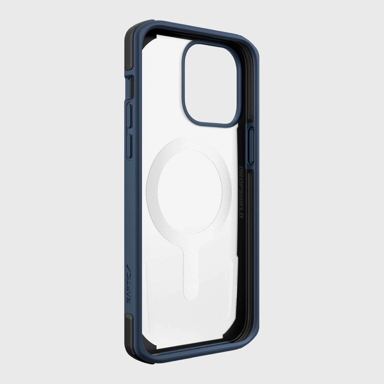 Raptic X-Doria Secure dėklas iPhone 14 Pro, MagSafe apsauginis dangtelis, mėlynas - Image 10