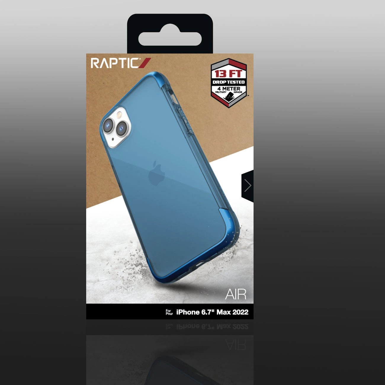 Raptic X-Doria Air dėklas iPhone 14 Plus, apsauginis dangtelis, mėlynas - Image 3