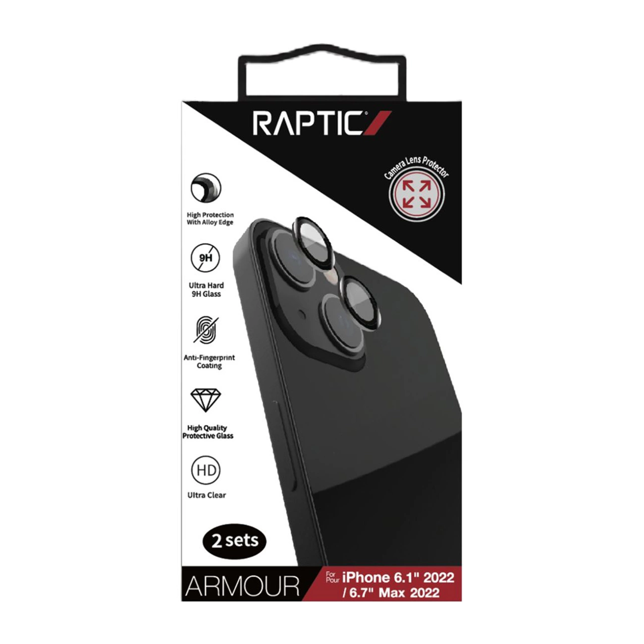 Raptic X-Doria Armor Camera Glass iPhone 14 Plus grūdintas stiklas galinei kamerai - Image 2