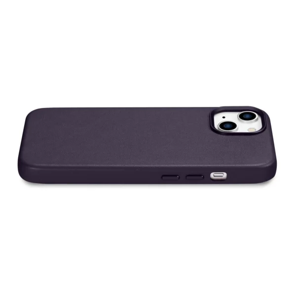 iCarer dėklas Odinis iPhone 14 tamsiai violetinis (WMI14220705-DP) (suderinamas su MagSafe) - Image 10