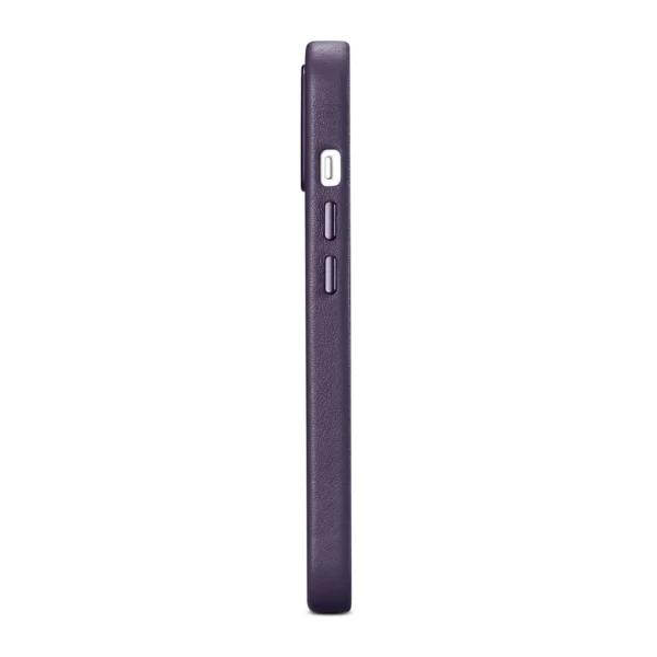 iCarer dėklas Odinis iPhone 14 tamsiai violetinis (WMI14220705-DP) (suderinamas su MagSafe) - Image 6