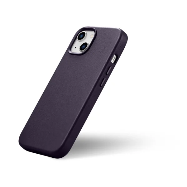 iCarer dėklas Odinis iPhone 14 tamsiai violetinis (WMI14220705-DP) (suderinamas su MagSafe) - Image 8