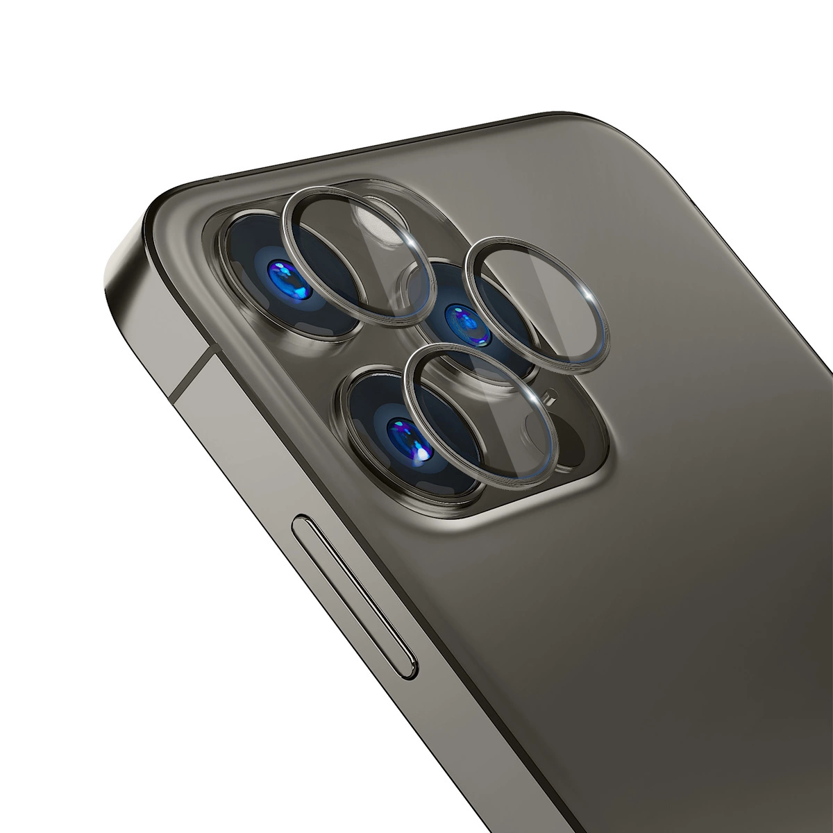Kameros stiklas iPhone 14 Pro Max / 14 Pro 9H 3mk Lens Protection Pro serijos objektyvui, pilkas - Image 2