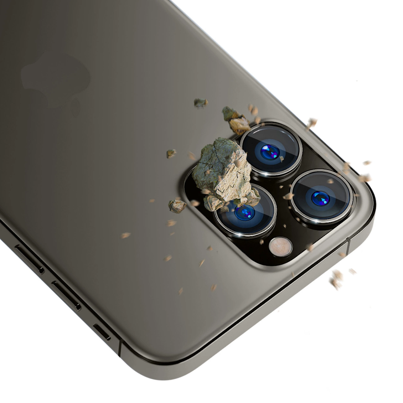 Kameros stiklas iPhone 14 Pro Max / 14 Pro 9H 3mk Lens Protection Pro serijos objektyvui, pilkas - Image 3